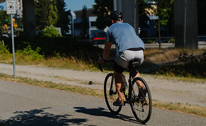 Man on bike