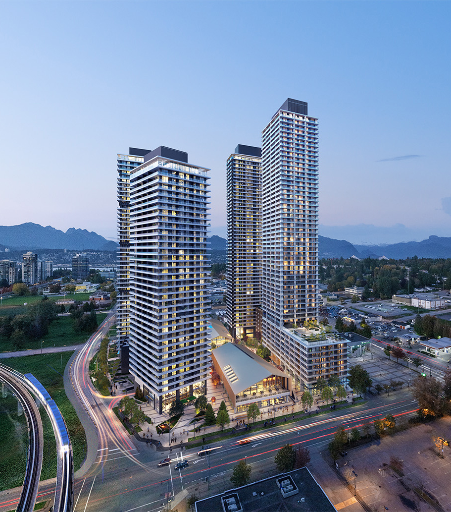 PKWY Aerial at dusk